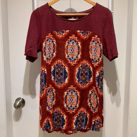 Meadow Rue from Anthropologie tunic top Size Large - Picture 1 of 4